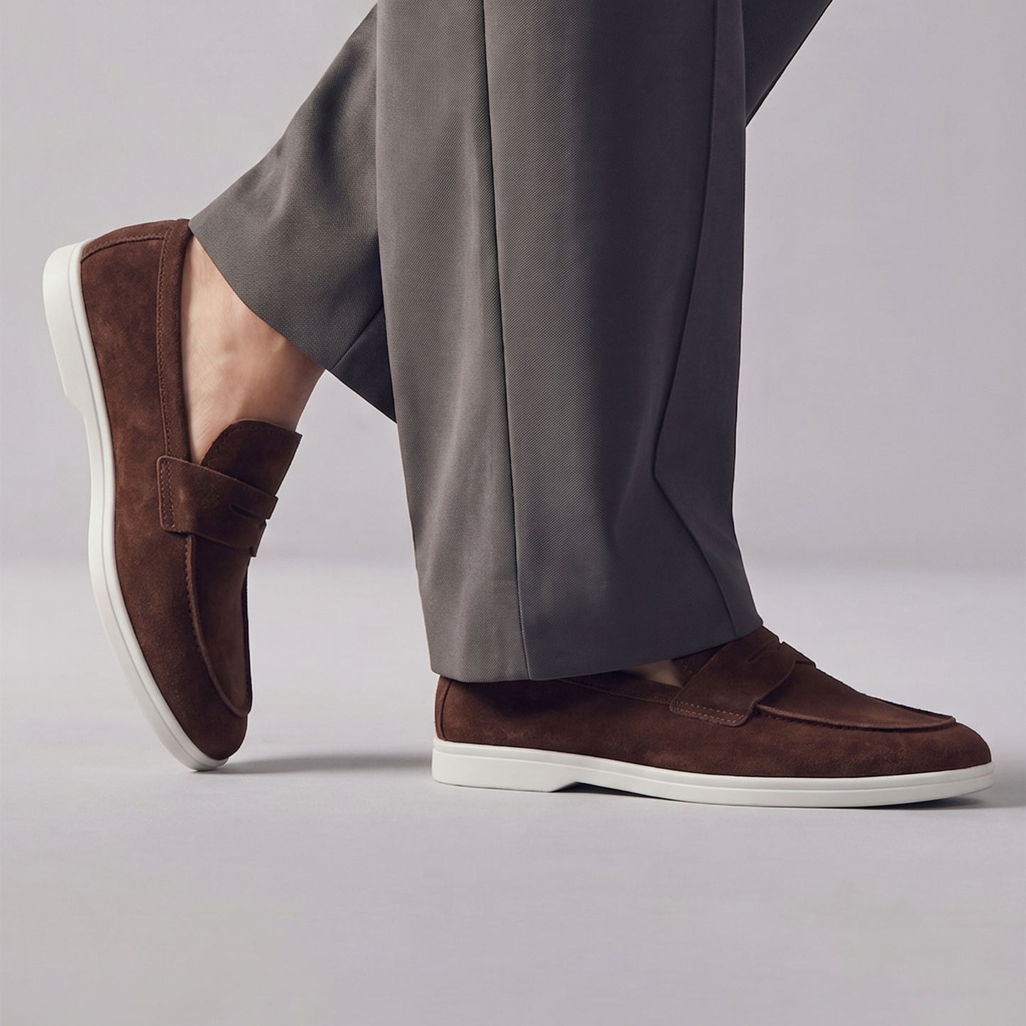 SUEDE LEATHER OLD MONEY SHOES