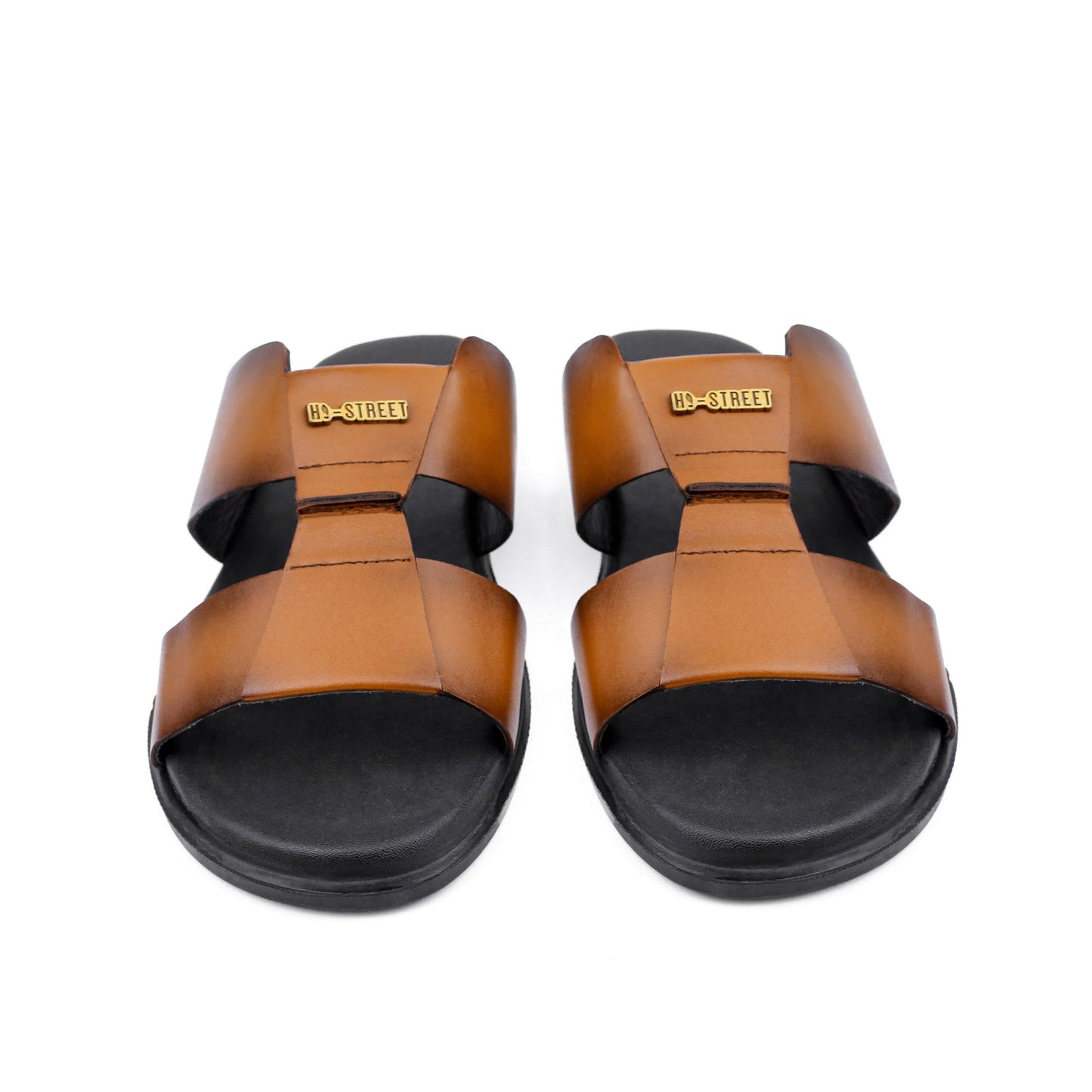 TWO TONE LEATHER SLIPPER