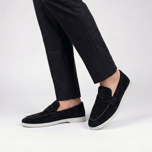 SUEDE LEATHER OLD MONEY SHOES