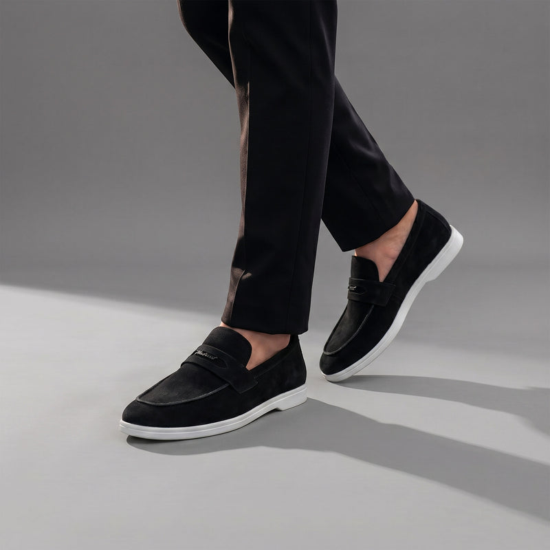 SUEDE LEATHER OLD MONEY SHOES