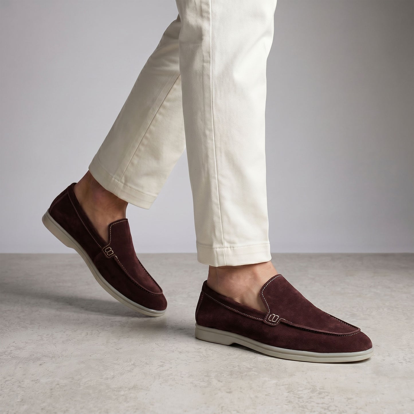 SUEDE LEATHER OLD MONEY SHOES