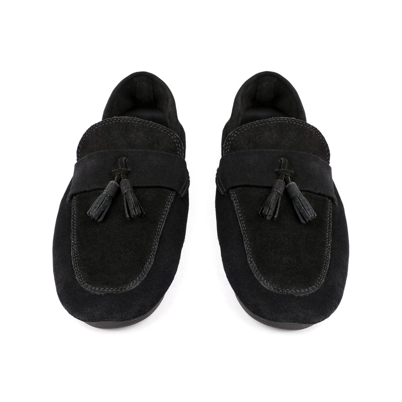 BLACK SUEDE LEATHER SHOES