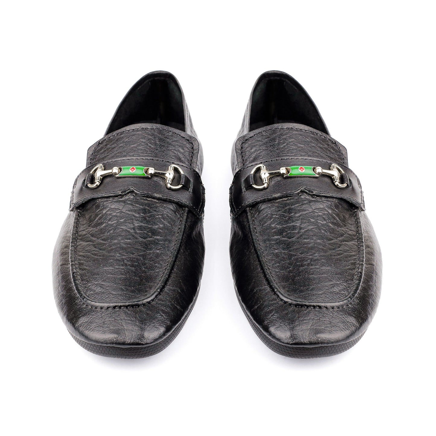 BLACK SOFT LEATHER SHOES