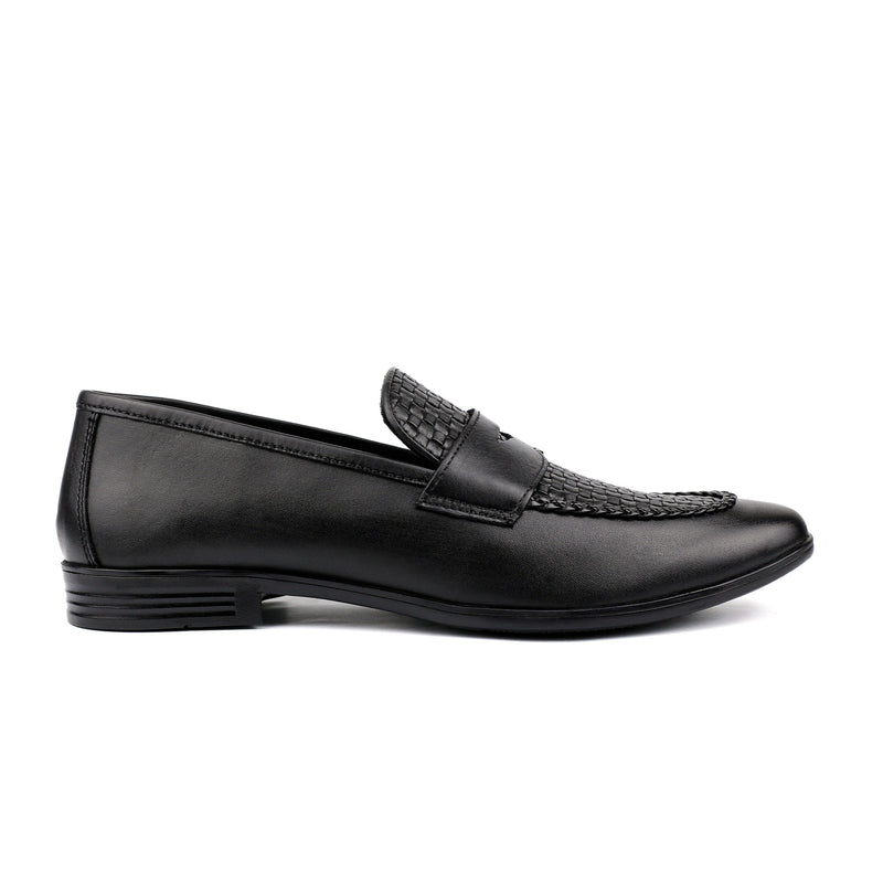 BRAIDED LEATHER FORMAL SHOES