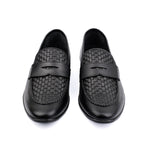 BRAIDED LEATHER FORMAL SHOES