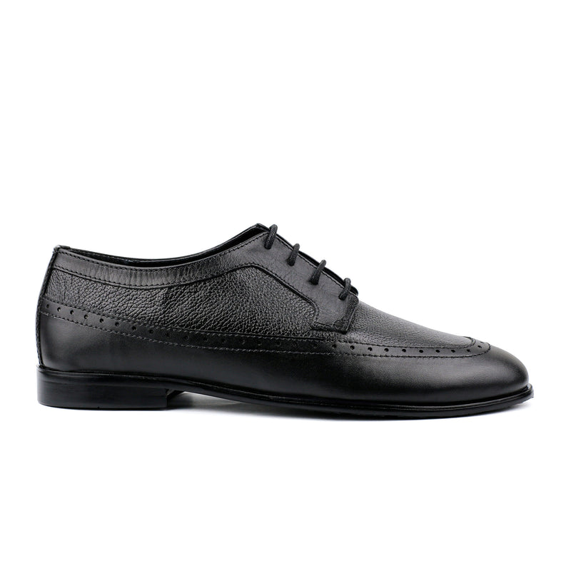 MULTI LEATHER LACE UP SHOES