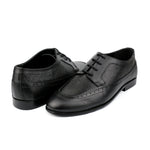 MULTI LEATHER LACE UP SHOES