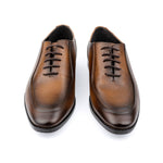 MILLED LEATHER LACE UP SHOES