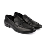 BRAIDED LEATHER FORMAL SHOES