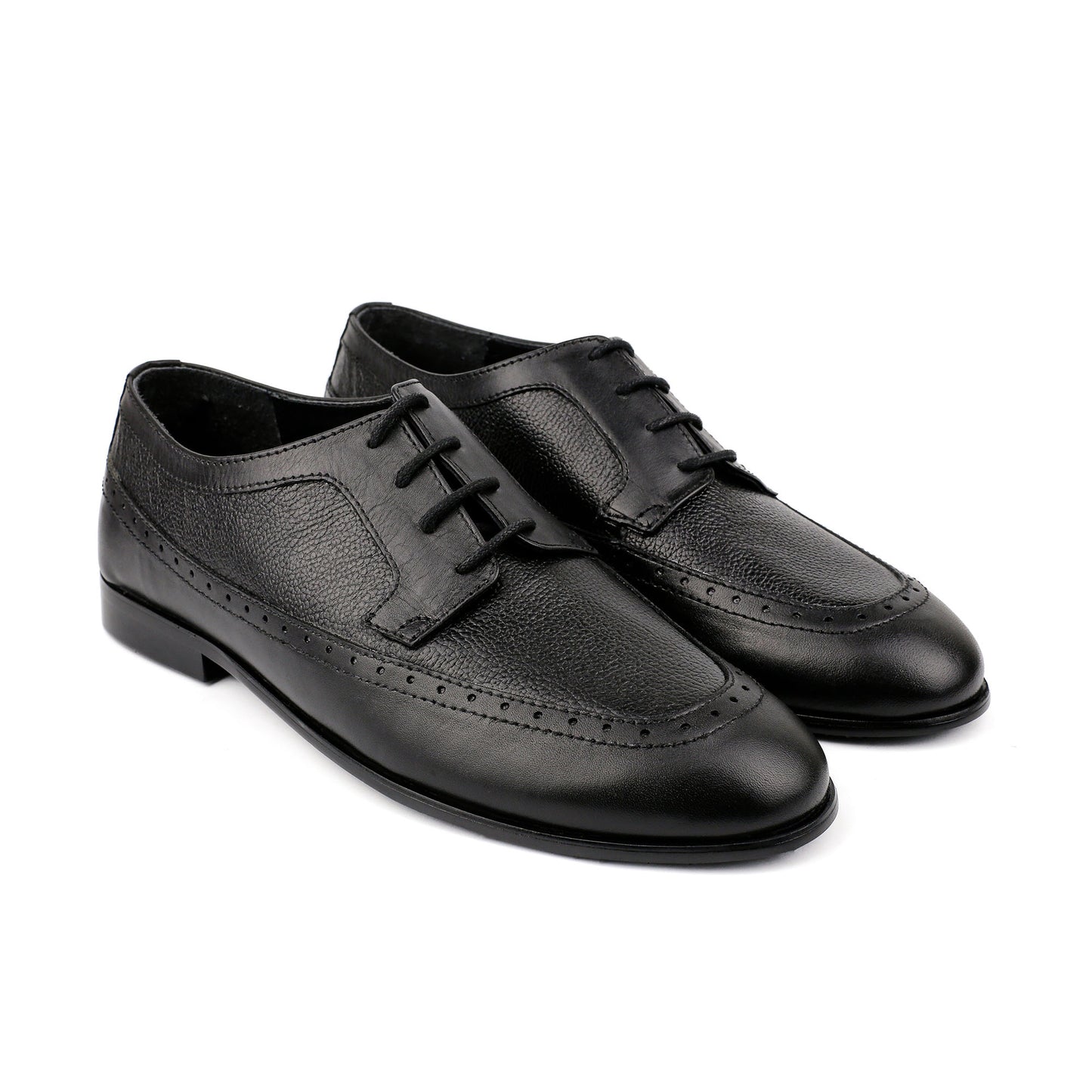 MULTI LEATHER LACE UP SHOES