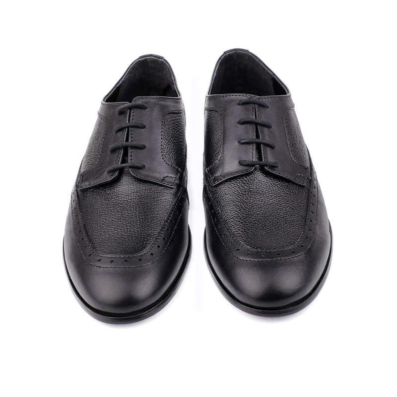 MULTI LEATHER LACE UP SHOES