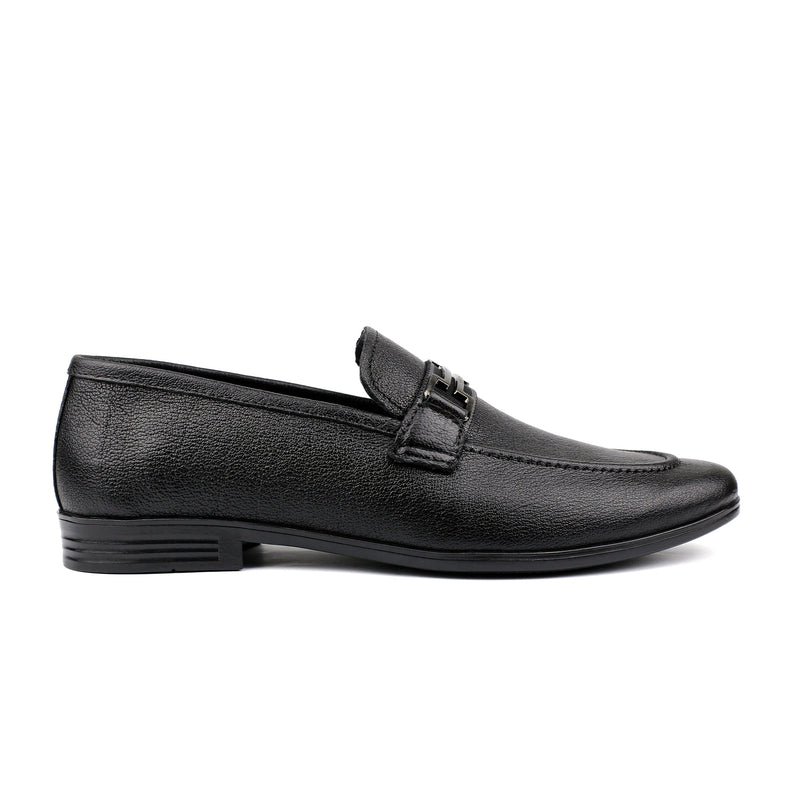 PEBBLE GRAIN LEATHER SHOE