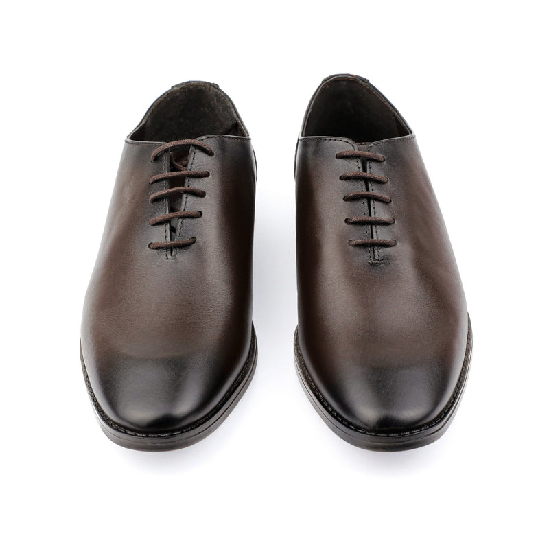 ANILINE LEATHER LACED SHOE