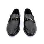 PEBBLE GRAIN LEATHER SHOE