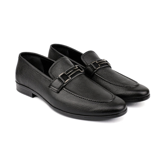 PEBBLE GRAIN LEATHER SHOE
