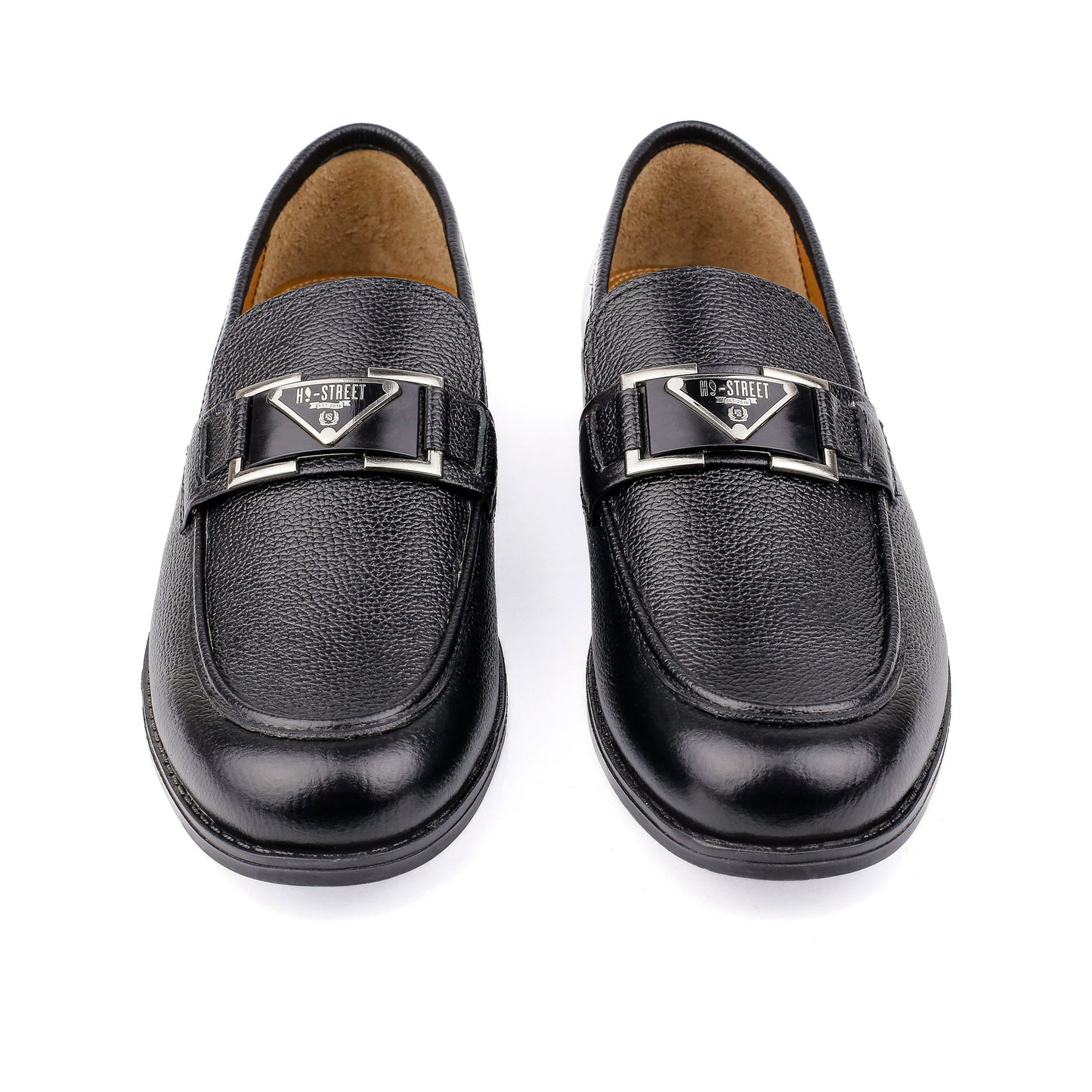 PEBBLE GRAIN LEATHER SHOES