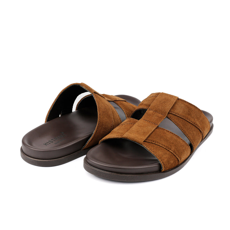 SUEDE LEATHER EVA SLIPPER
