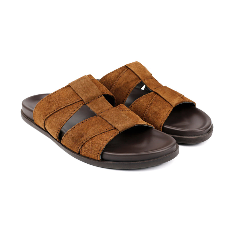 SUEDE LEATHER EVA SLIPPER