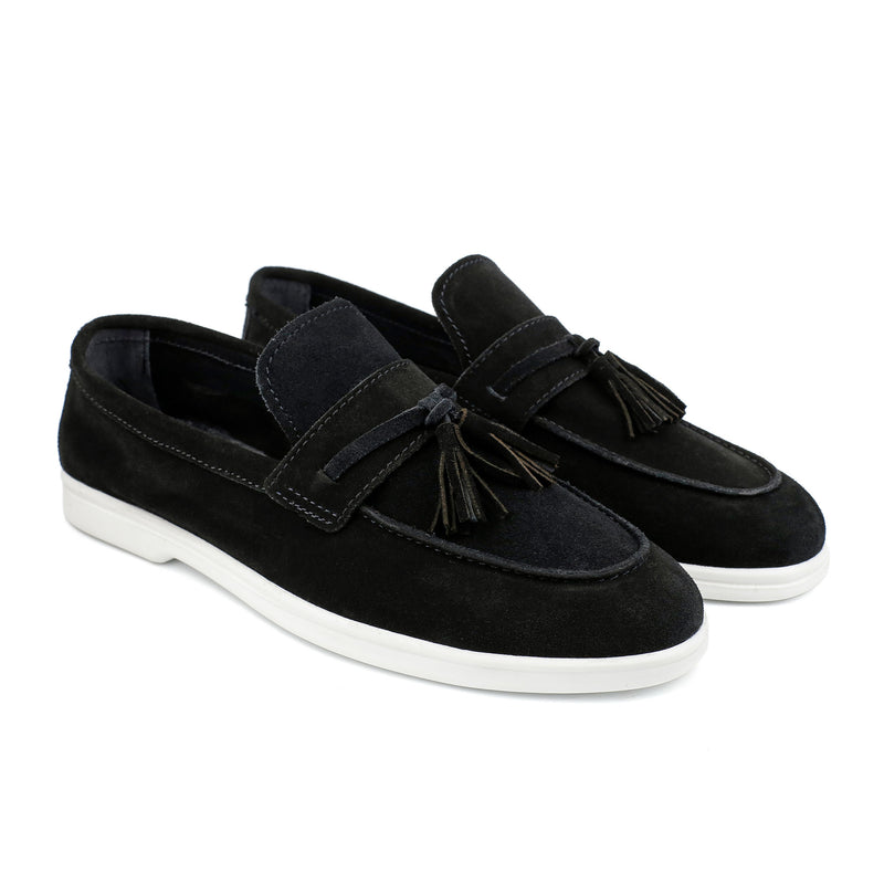 SUEDE LEATHER TASSEL SHOES