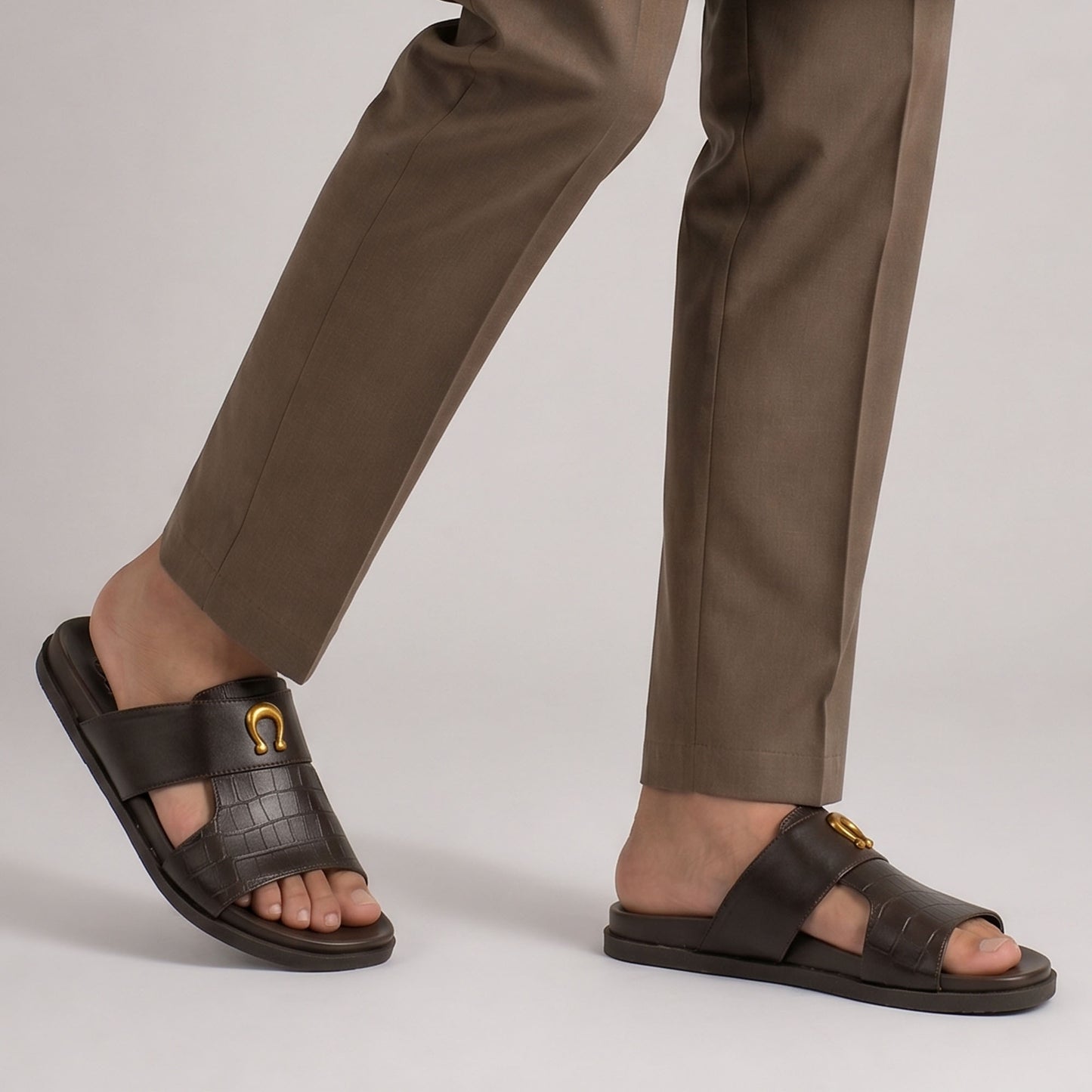 SPLIT LEATHER COMFORT SLIPPER