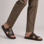SPLIT LEATHER COMFORT SLIPPER