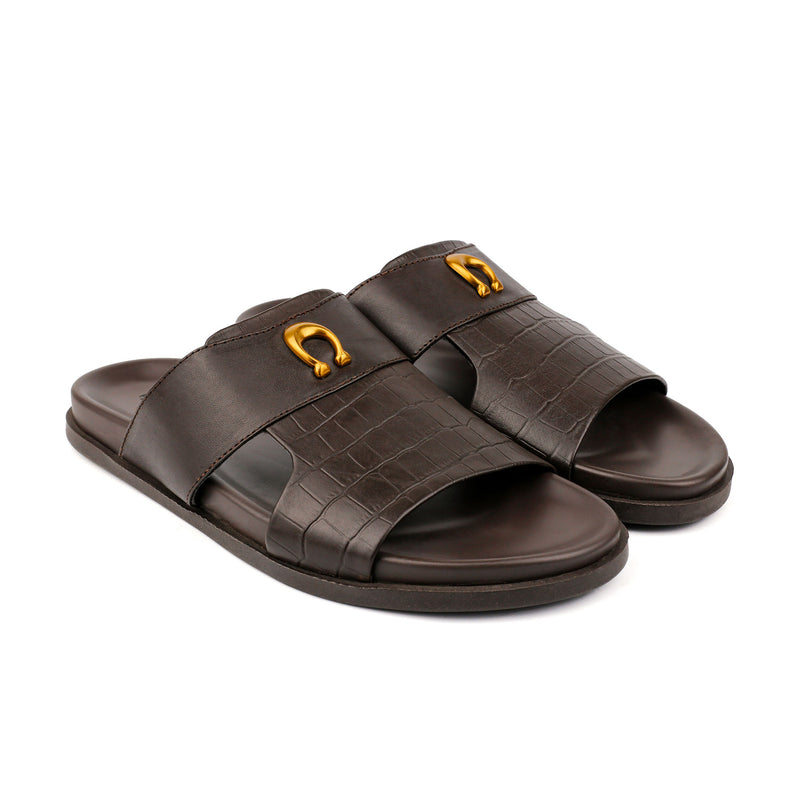 SPLIT LEATHER COMFORT SLIPPER