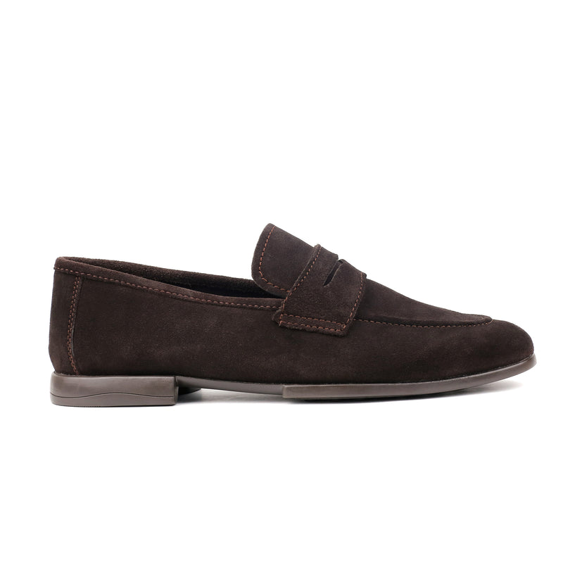 BROWN SUEDE LEATHER LOAFERS