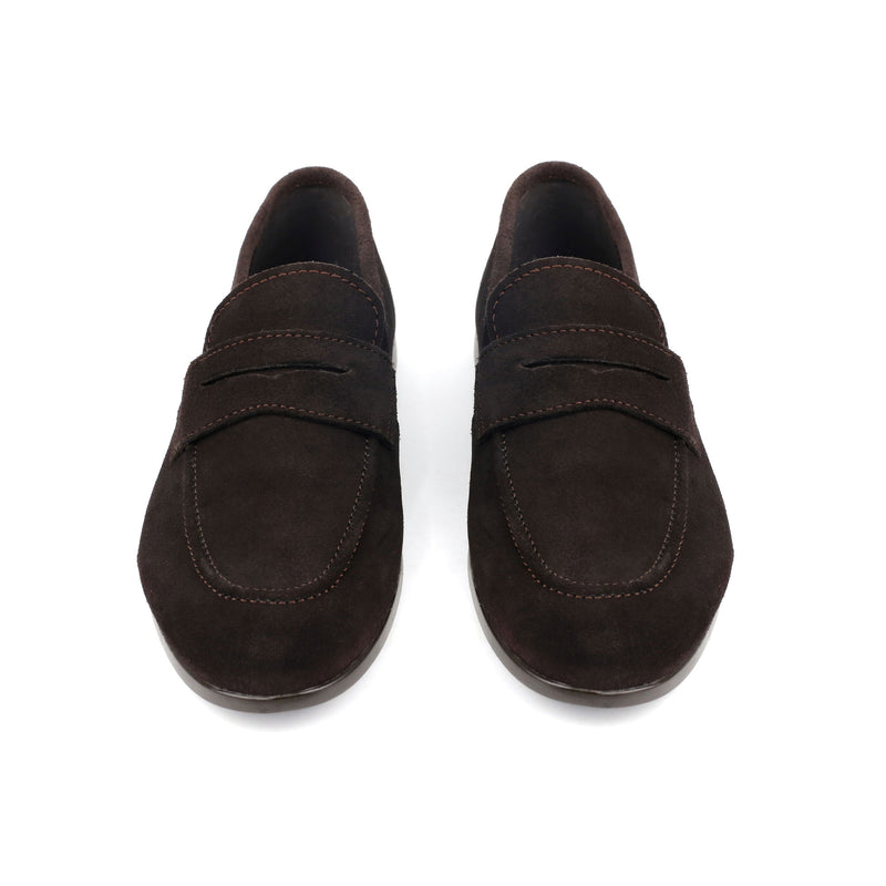 BROWN SUEDE LEATHER LOAFERS