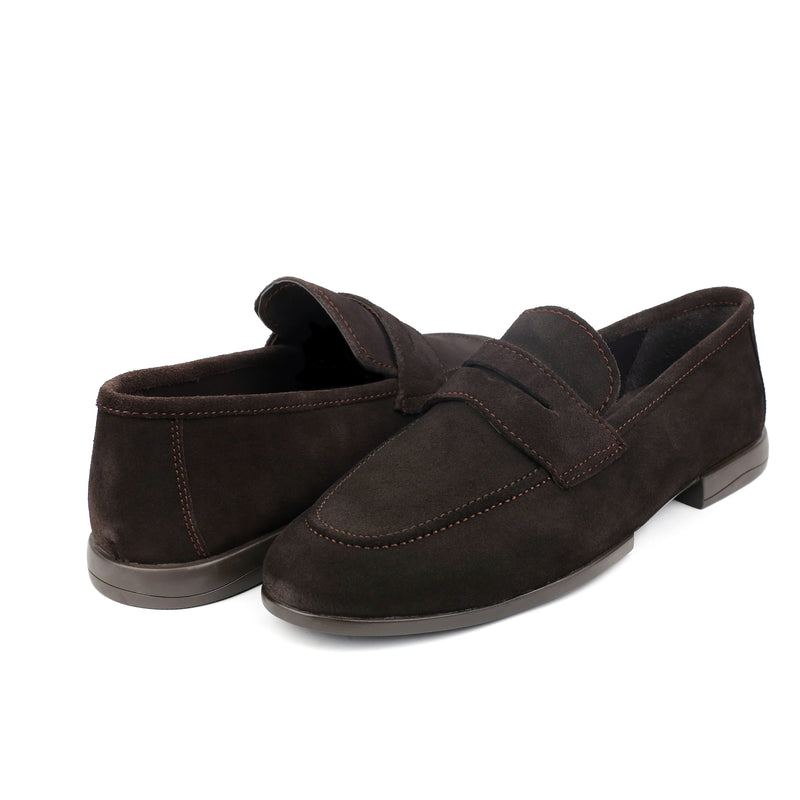 BROWN SUEDE LEATHER LOAFERS