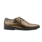 DOUBLE BUCKLE LEATHER SHOES