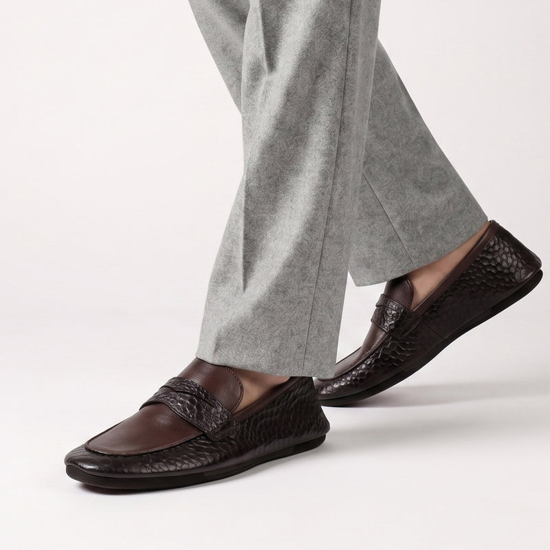 SOFT TEXTURED LEATHER SHOES