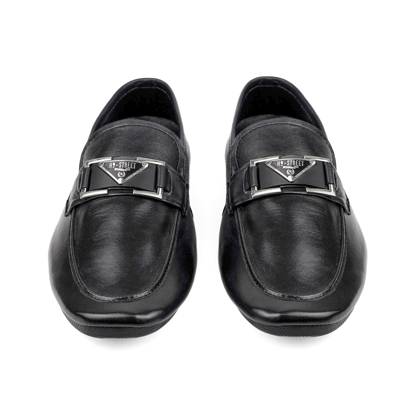 BLACK SOFT LEATHER SHOES