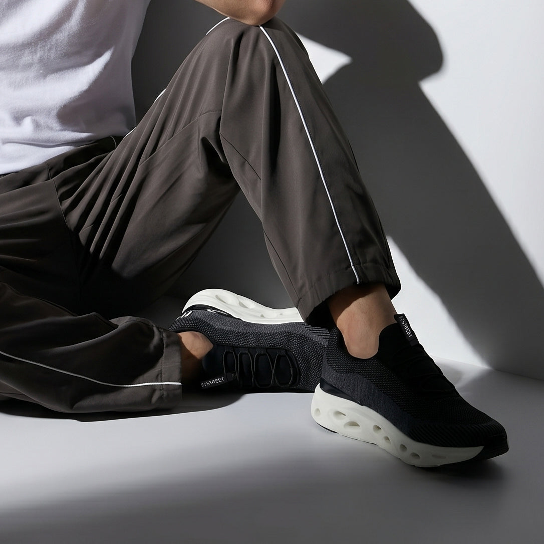 LACE UP STYLE SLIP IN SHOES