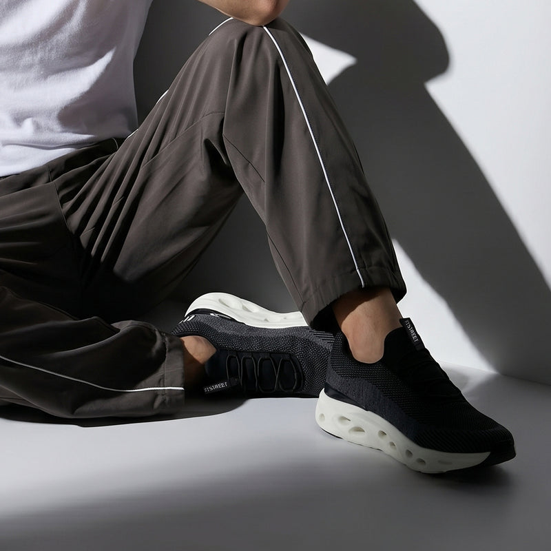 LACE UP STYLE SLIP IN SHOES