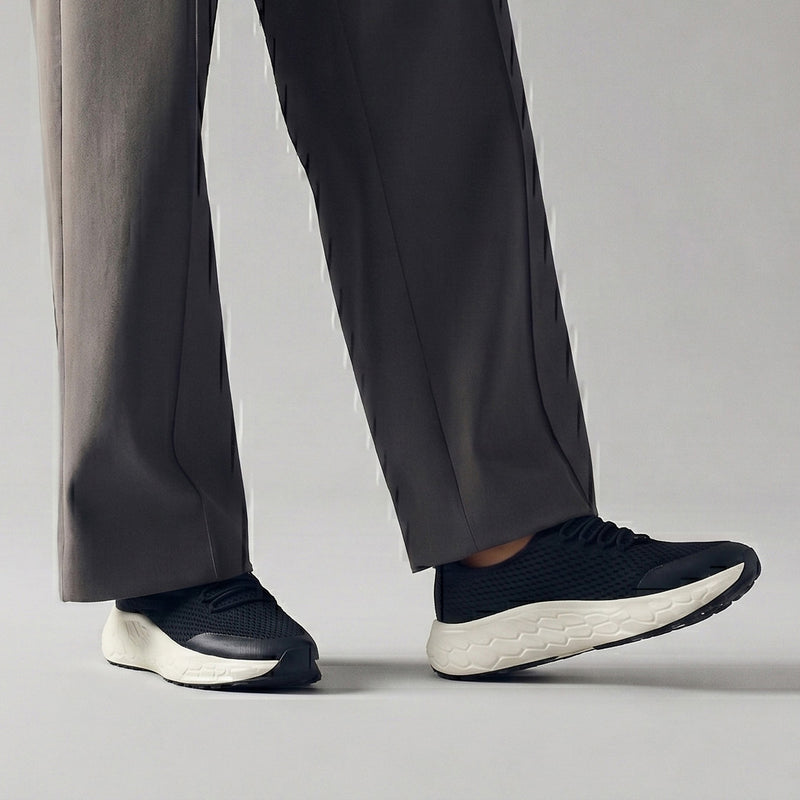 BLAC SLIP ONS SHOES