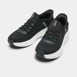 CASUAL BLACK KNIT SNEAKERS