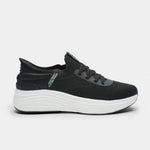 CASUAL BLACK KNIT SNEAKERS