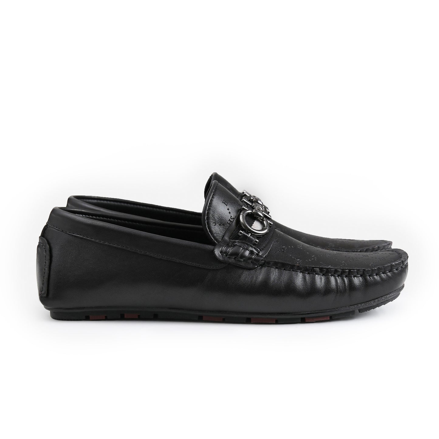 LASER PRINT LEATHER LOAFERS