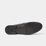 PEBBLE GRAIN BROWN LEATHER SHOES