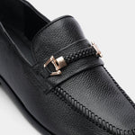 PEBBLE GRAIN LEATHER SHOE