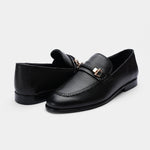PEBBLE GRAIN LEATHER SHOE