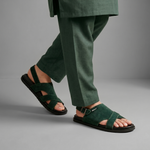 SUED LEATHER COMFORT SANDAL