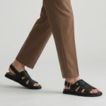MILLED LEATHER SOFT SANDAL