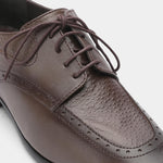 SPLIT LEATHER LACE UP SHOES