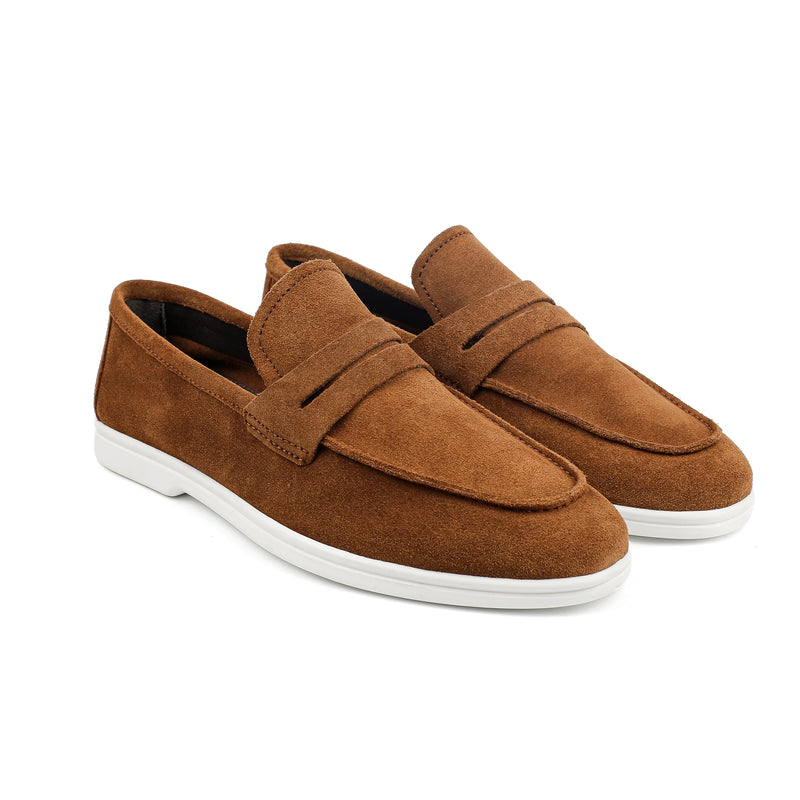 SUEDE LEATHER OLD MONEY SHOES