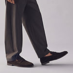 BROWN SUEDE LEATHER LOAFERS