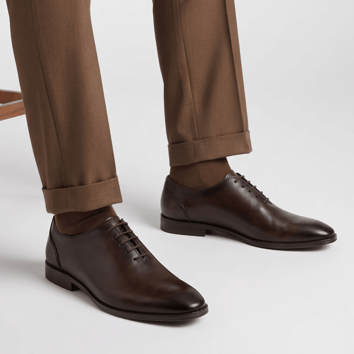 ANILINE LEATHER LACED SHOE - Hi-Street