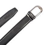 BLACK ANILINE LEATHER BELT - Hi-Street