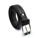 BLACK ANILINE LEATHER BELTT - Hi-Street