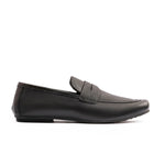 BLACK ANILINE LEATHER MOCCASIN - Hi-Street